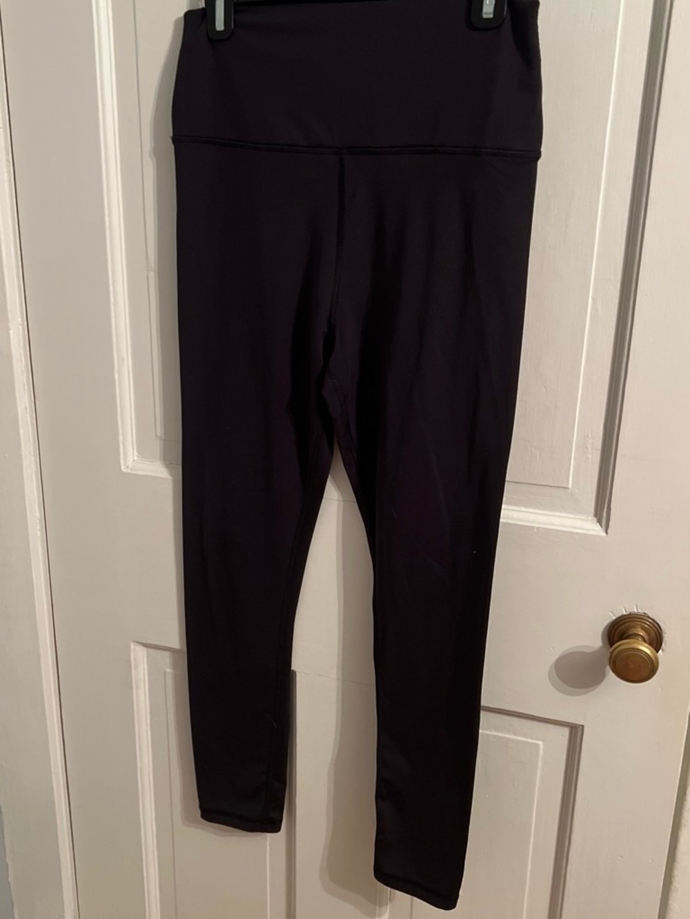 Source Unknown Solid Black High-Rise Leggings